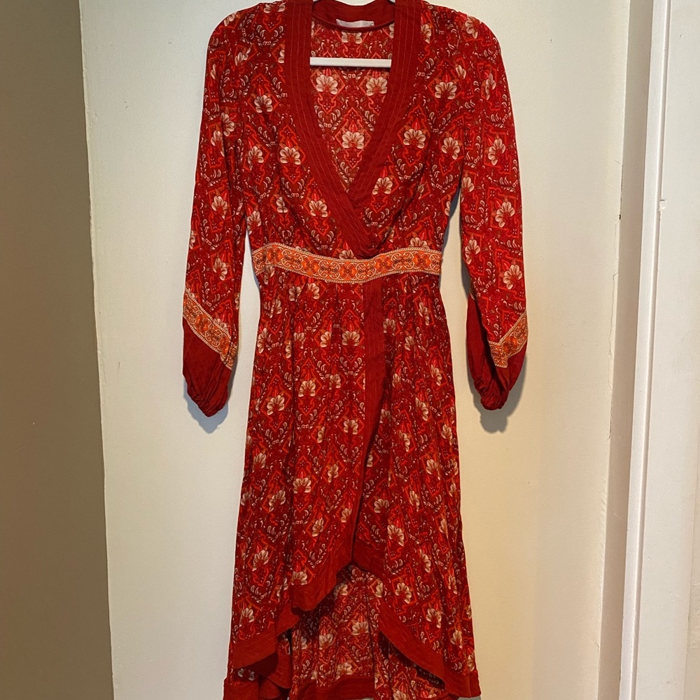 Spell & The Gypsy Dress - Red Patterned